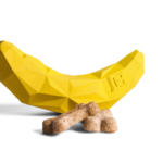 סופר בננה - צעצוע רך לכלב עם אפשרות למילוי חטיפים