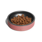 קערת אוכל ומים לחתול עשויה מתכת DUO BOWL