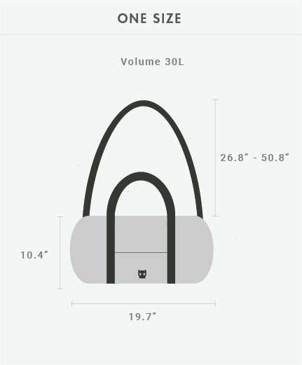 מדריך מידות - Duffle Bag